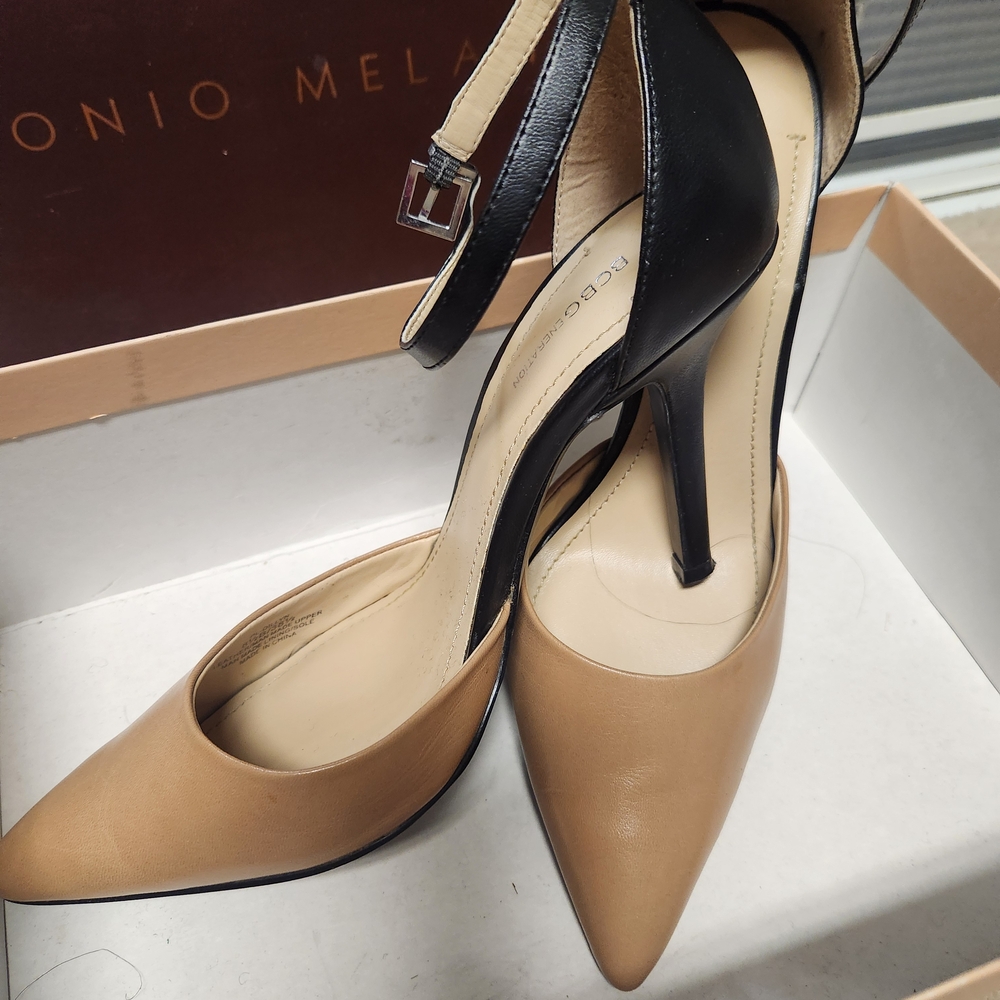 Bcbgeneration Tan Pointed Toe Heels - image 2